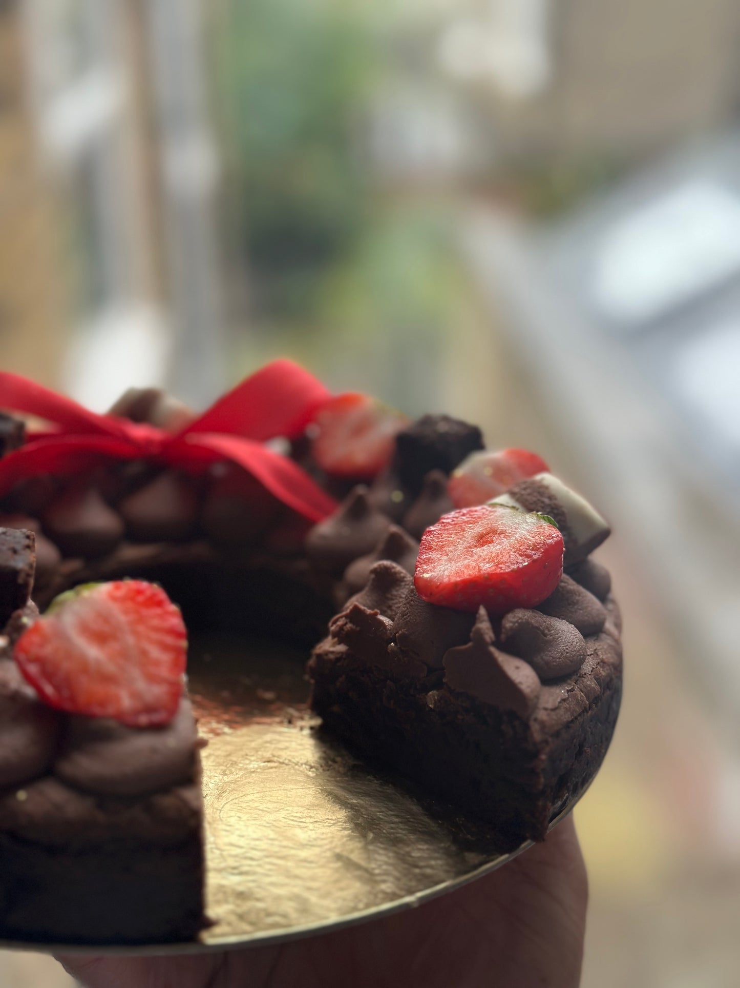 Christmas Brownie Wreath