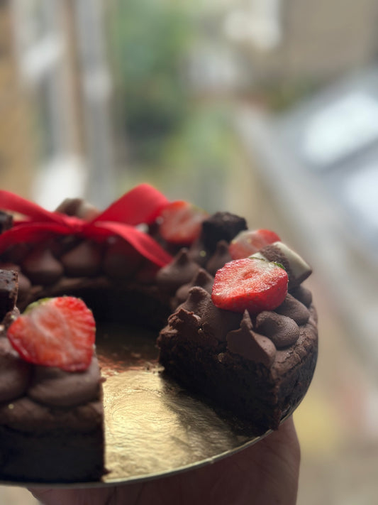 Christmas Brownie Wreath