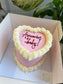 6inch Retro Round & Heart Cakes